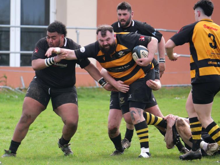 Ieuan Power on the burst for Llangwm (William John)