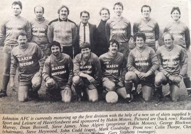 John Codd as skipper of a good johnston team