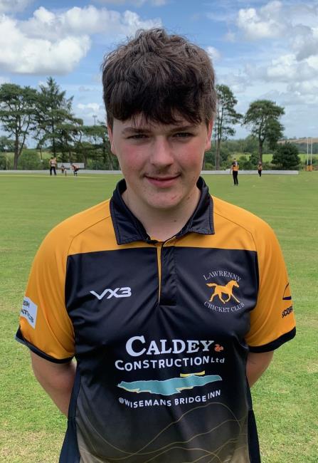 Rhys Eynon - runs and wickets by talented Lawrenny youngster