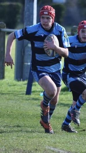 Wil Nicholas - grabbed a try brace for Narberth Youth
