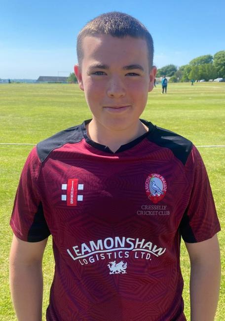 Lewis Mason - Half century for Cresselly