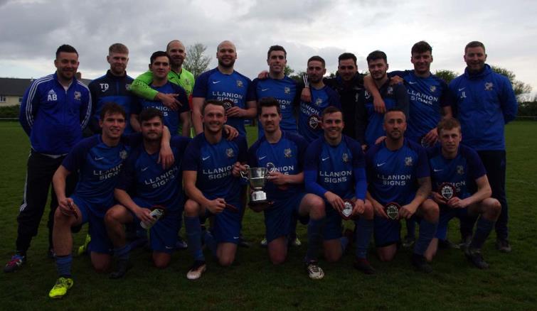 Monkton Swifts were crowned First Division champions after beating Merlins Bridge 5-3 