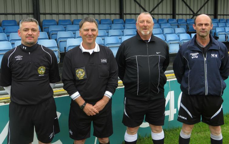 The cup final officials