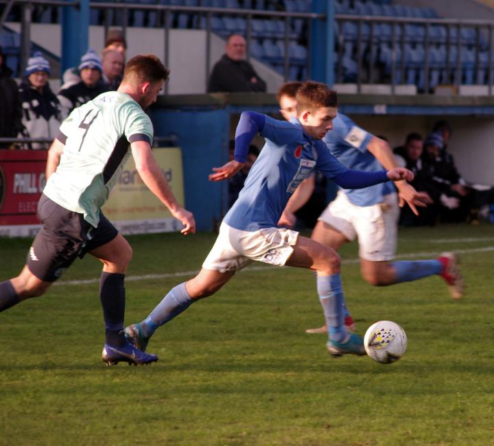 Ben Fawcett worked hard for the Bluebirds