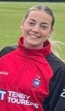 Talia Ennis - outstanding for Saundersfoot with the bat