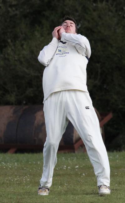 Jonny Thomas takes a catch