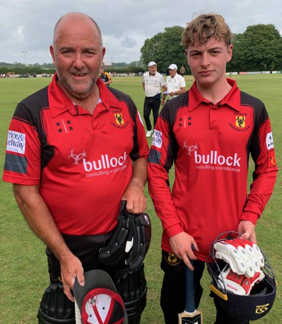 Big hitters - Simon Wood and Ethan Hall
