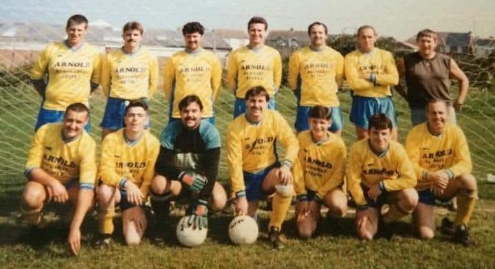  John Codd playing second team football for The Tigers