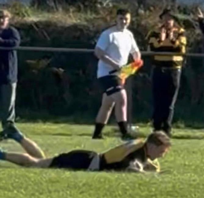 Dom Sinnott - grabbed a try for St Davids