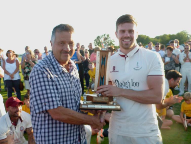 Man of the match Alex Bayley