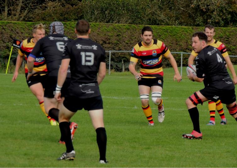 Mark James sets the All Blacks on a run
