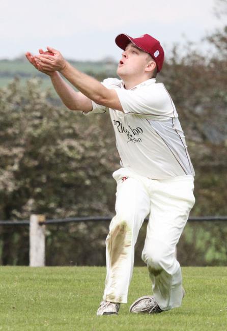 Matthew Morgan takes a catch to dismiss Sean Hannon. Picture Susan McKehon