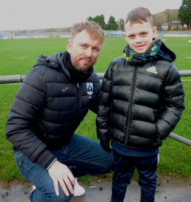 Matthew and son Caden