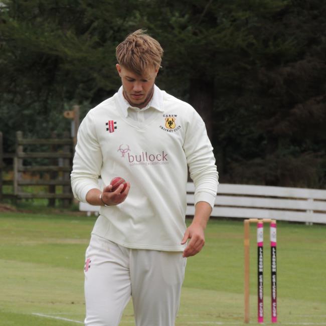 Max Brindley - four-wicket haul for Carew 2nds