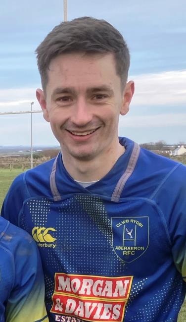 Morgan Llewellyn - Aberaeron skipper grabbed first two tries of the match