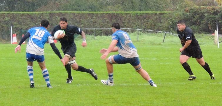 Nathan Banner on a charge for Neyland