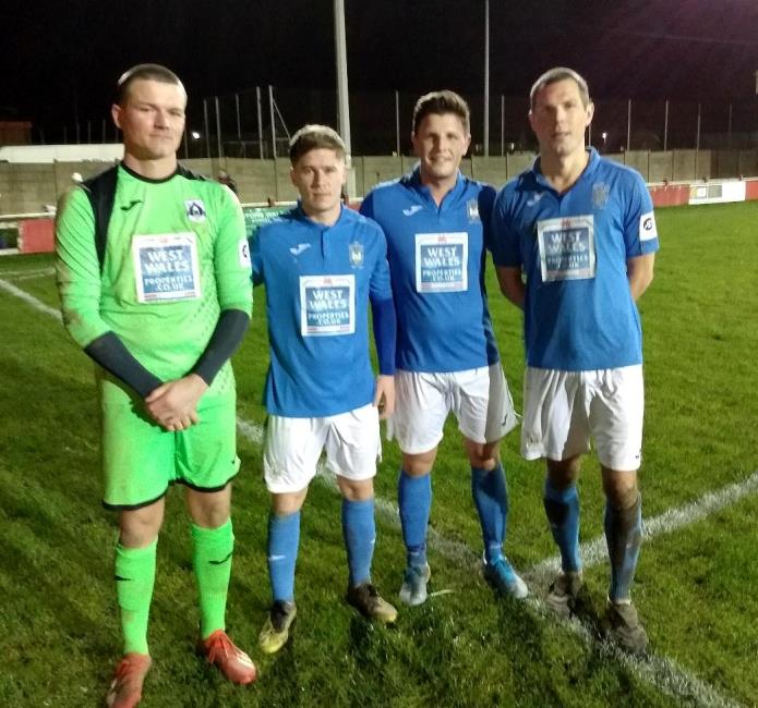 New signings Kelland Absalom, Corey Saunders, Jack Britton and goal scorer Tim Hicks