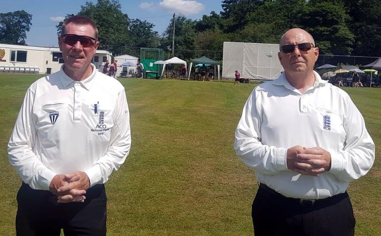 Umpires - Chris Johnson and Alan Brindley