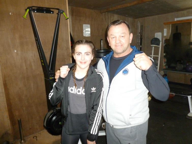 Nia Smith and Graham Brockway