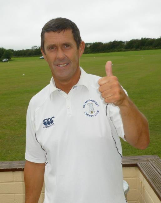 Veteran Nigel Morgan top scored with 64 for The Town Seconds
