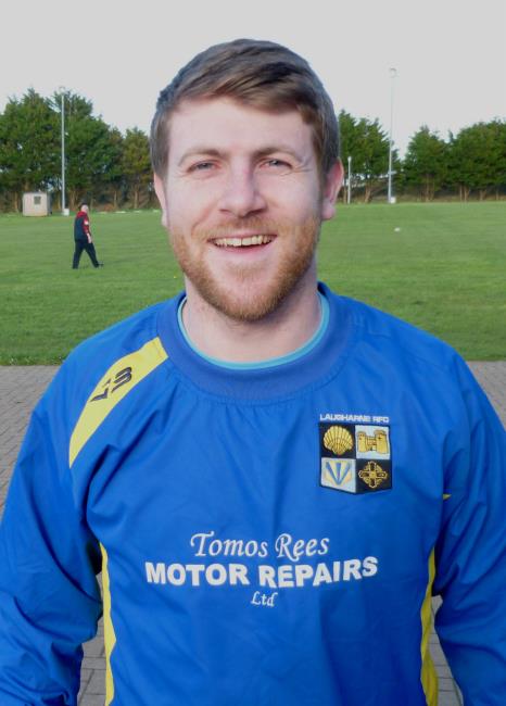 Owain Thomas - another try for Laugharne