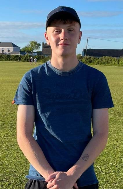 Oscar Willington - the centre grabbed a try Llangwm Youth and kicked points
