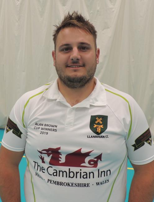 Daf Williams - struck 25 and held nerve in final over for Llanrhian to tie