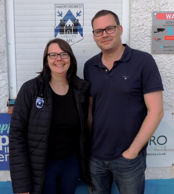 Rob Edwards and Julie Le-Grice