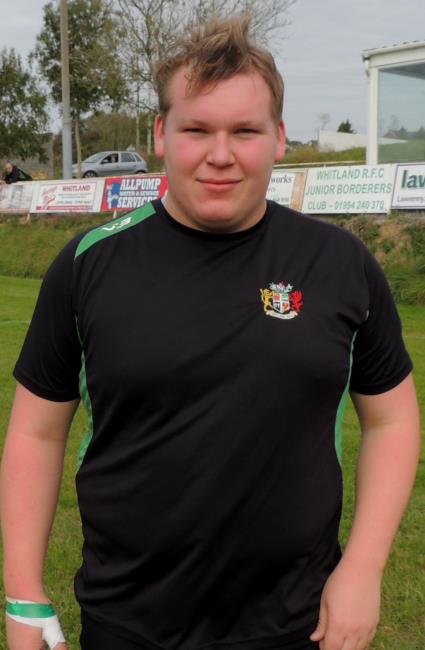 PHOTO: Aaron Mayne - another try for Whitland prop 