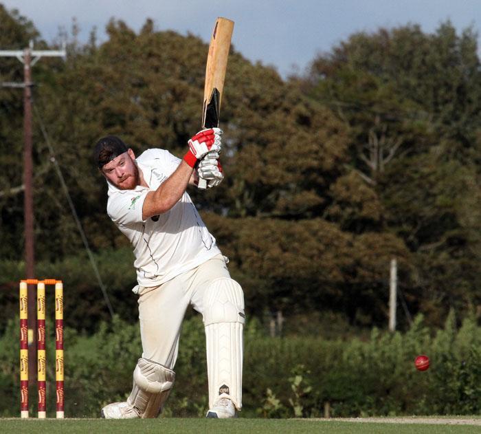 Jamer hitting out . . .