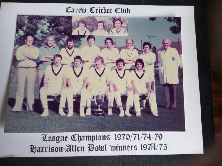 The great Carew CC team from the 70s