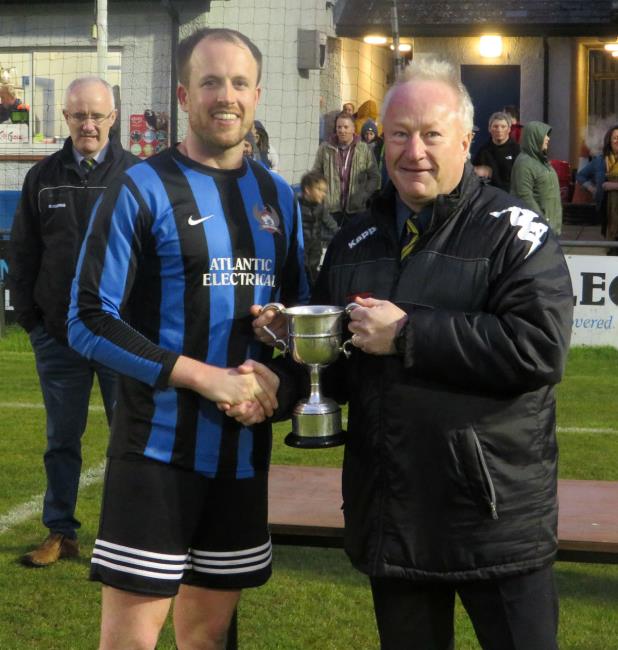 Broad Haven skipper with cup