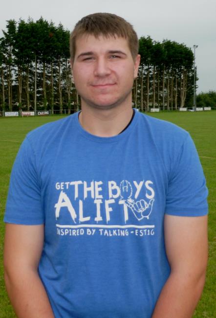Second row Karl Busch scored the second Blues try