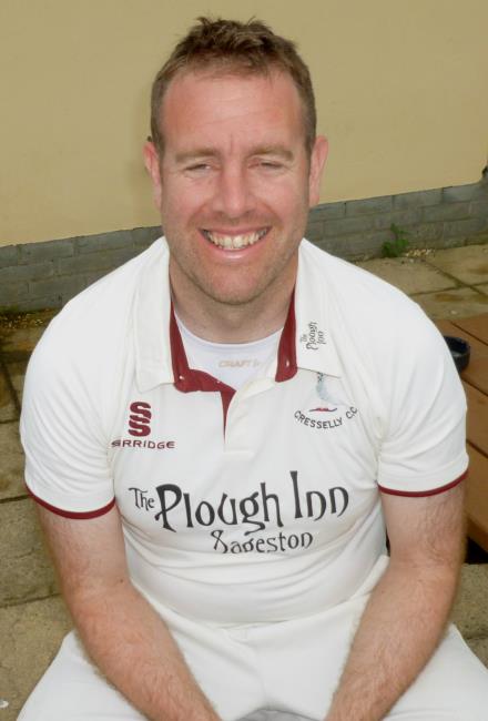 Dan Cherry - splendid unbeaten century for Cresselly