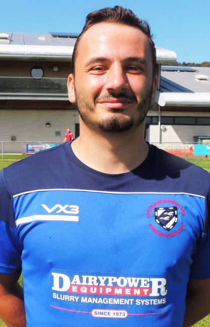 Dan Evans - scored only try for Fishguard