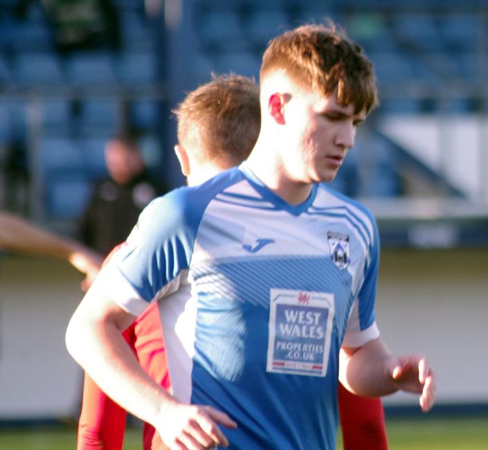 Danny Williams scored a great goal for Haverfordwest County