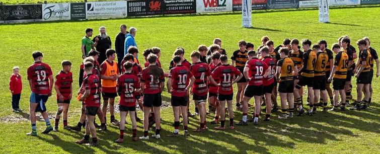 Great sportsmanship post-match