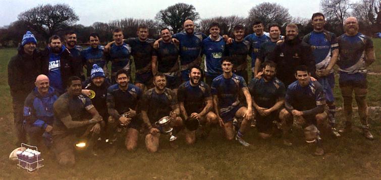 Winners Haverfordwest in the dark at Pill Parks!