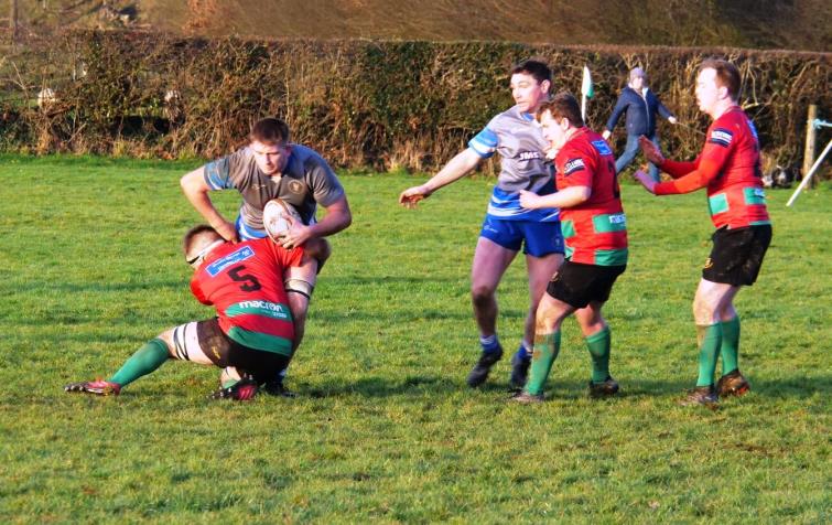The Blues on the attack (Pic Billy John)