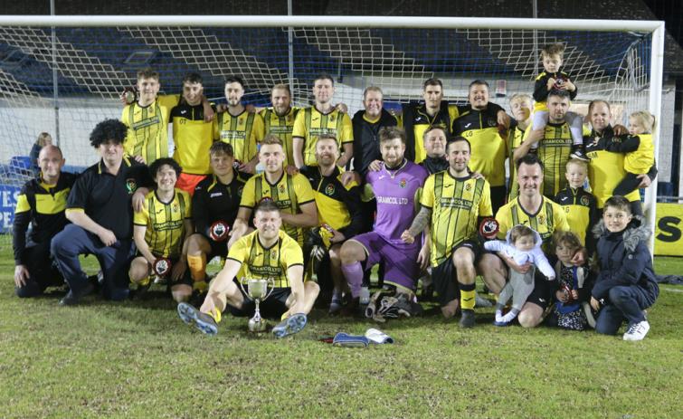 Herbrandston celebrate with the silverware