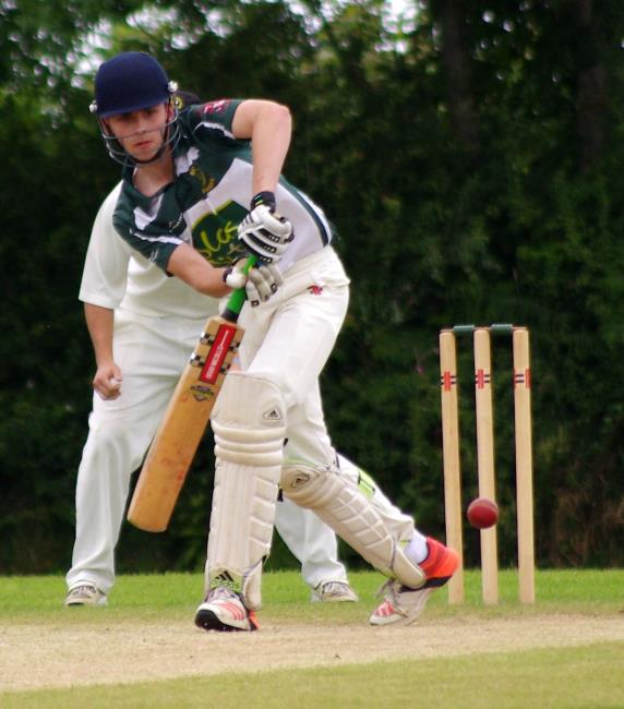 Tail ender Jack Davies struck 12 runs for Burton