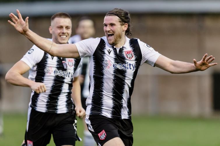 Jack Kenny scored twice for Flint Town United.