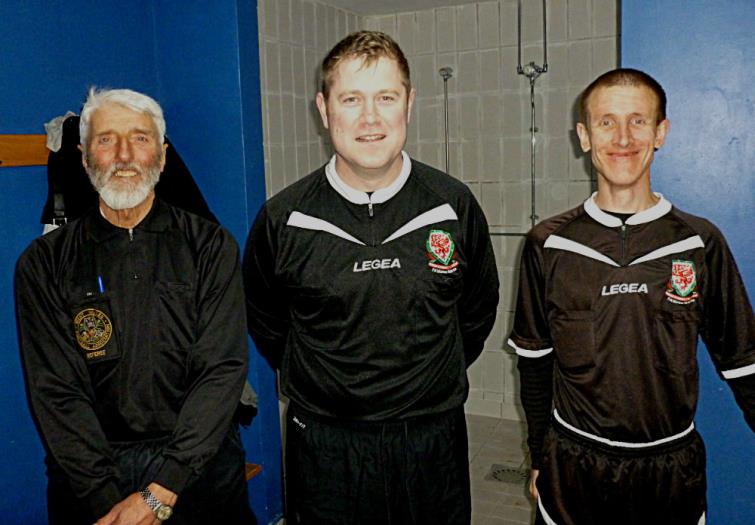 James Olyott, Keith Amos and Gareth Elliott