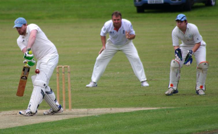 Josh Davies hit a defiant 25 for Stackpole Josh Davies hit a defiant 25 for Stackpole
