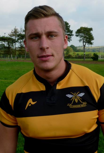 Josh Hicks scored Llangwms only try