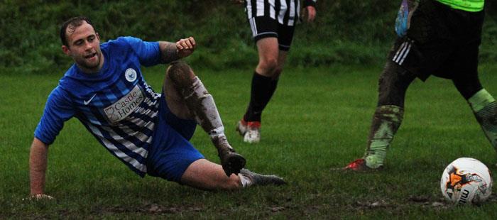 Jordan Williams marked his return to Narberth with two goals