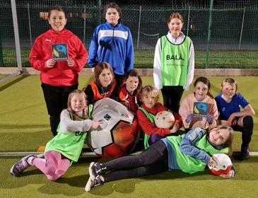 Kilgetty girls footballers