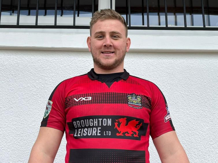 LUKE WAYGOOD scored his first try since joining Tenby United