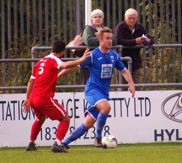 Joe Leahy marked his return with a brace of goals for on-fire Haverfordwest County