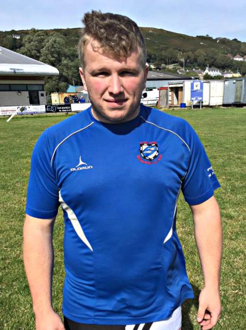 Liam Wilkes - scored a good try for Fishguard